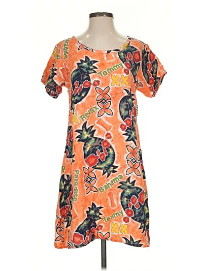 Pre-owned Tommy Bahama Casual Dress In Orange