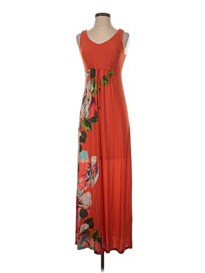 Pre-owned Tommy Bahama Casual Dress In Orange