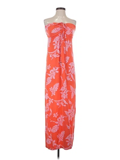 Pre-owned Tommy Bahama Casual Dress In Orange