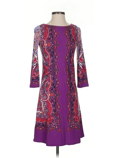Pre-owned Tommy Bahama Casual Dress In Purple