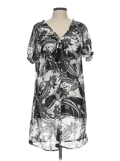 Pre-owned Tommy Bahama Casual Dress In Silver