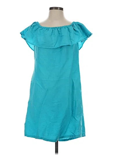 Pre-owned Tommy Bahama Casual Dress In Teal