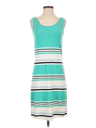 Pre-owned Tommy Bahama Casual Dress In Teal