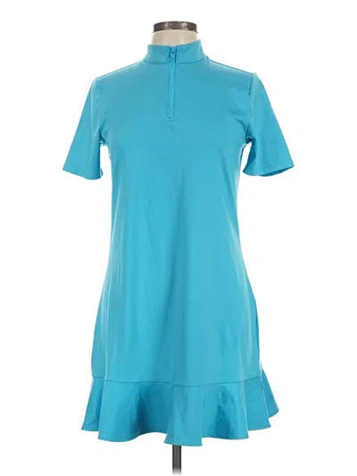 Pre-owned Tommy Bahama Casual Dress In Teal