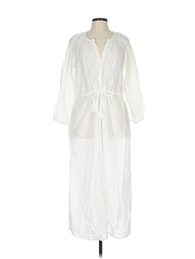 Pre-owned Tommy Bahama Casual Dress In White