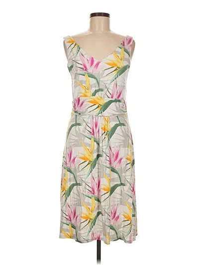 Pre-owned Tommy Bahama Casual Dress In White