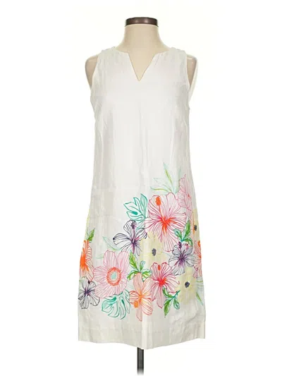 Pre-owned Tommy Bahama Casual Dress In White