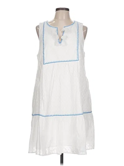 Pre-owned Tommy Bahama Casual Dress In White