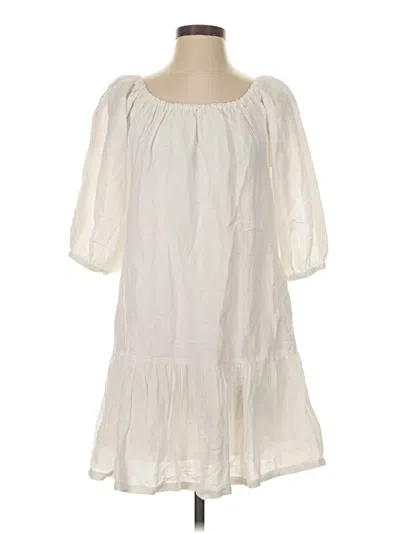 Pre-owned Tommy Bahama Casual Dress In White