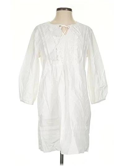 Pre-owned Tommy Bahama Casual Dress In White