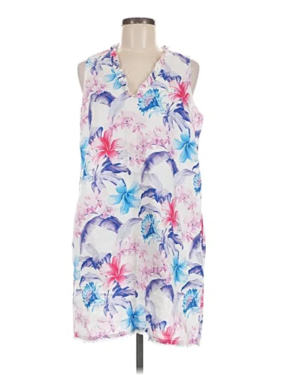 Pre-owned Tommy Bahama Casual Dress In White