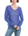 Tommy Bahama Cedar Linen Ls V-neck In Blue