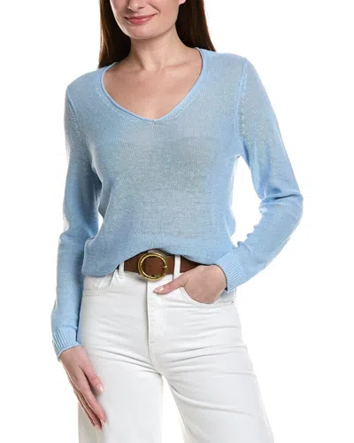 Tommy Bahama Cedar Linen Sweater In Blue