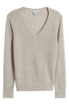 Tommy Bahama Cedar V-neck Linen Sweater In Natural