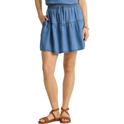 Tommy Bahama Chambray O Lei Tiered Miniskirt