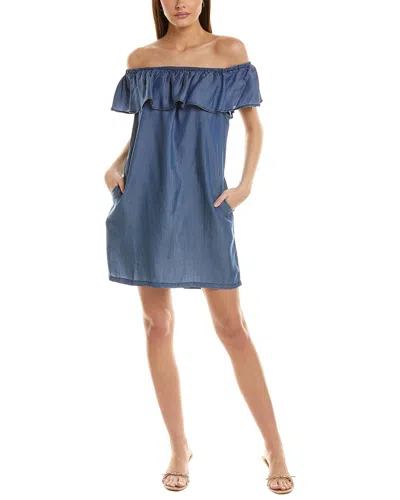 Tommy Bahama Chambray Off-shoulder Cover-up Dress