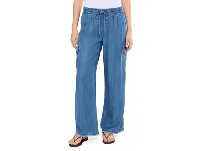 Tommy Bahama Chambray O'lei Cargo Pants In Blue