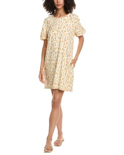 Tommy Bahama Cheetah Cove Linen-blend Shift Dress In Neutral