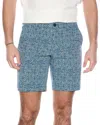 Tommy Bahama Chip Shot Fleur Geo Short In Blue