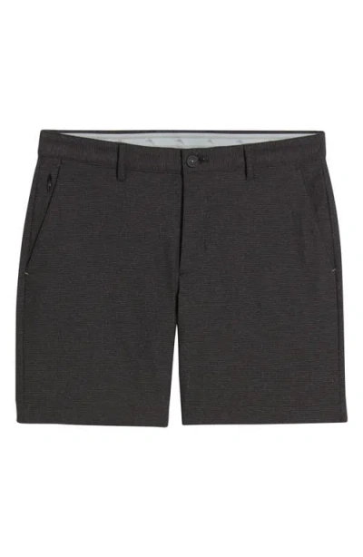 Tommy Bahama Chip Shot Islandzone® Stretch Nylon Blend Ripstop Shorts In Black
