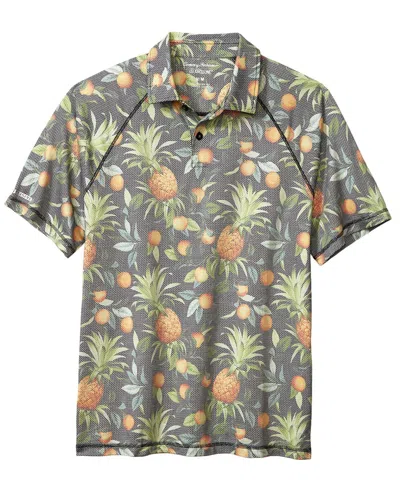 Tommy Bahama Citrus Grove Polo Shirt In Black