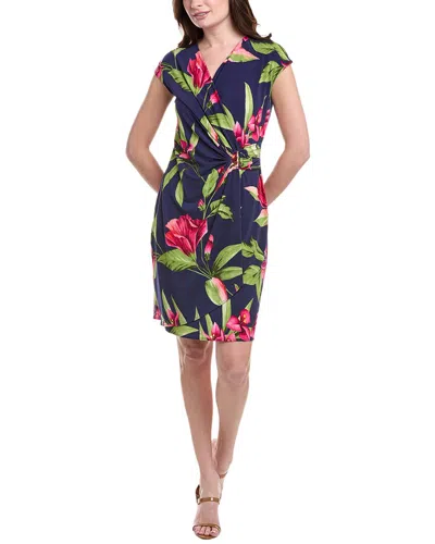 Tommy Bahama Clara Lavish Blooms Mini Dress In Blue