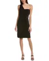 Tommy Bahama Clara One-shoulder Mini Dress In Black