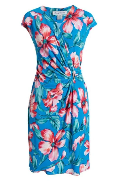 Tommy Bahama Clara Faraway Blooms Mini Dress In Blue