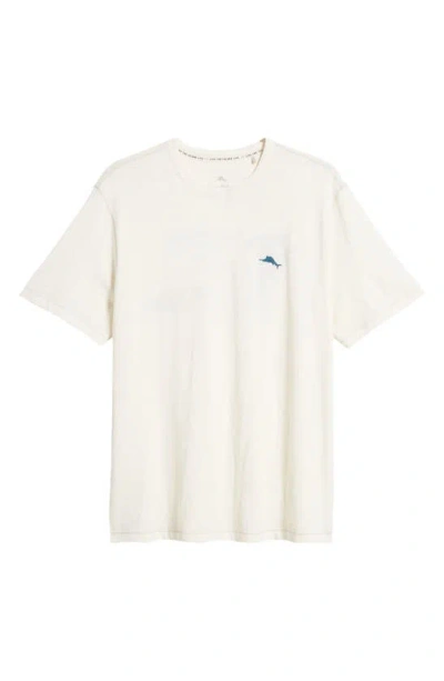 Tommy Bahama Cliffside Shores Lux Organic Cotton Graphic T-shirt In Vanilla Ice