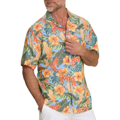 Tommy Bahama Coast Ease Golden Garden Short Sleeve Button-up Shirt In Multi