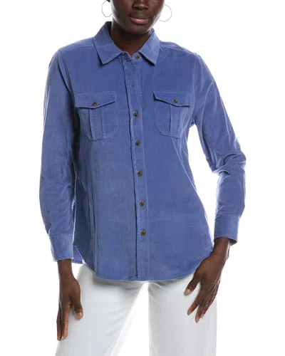 Tommy Bahama Coasta Cord Relaxed Shirt In Blue