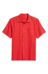 Tommy Bahama Coastal Breeze Islandzone® Camp Shirt In Regal Red