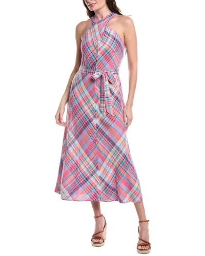 tommy bahama pink linen dress Tommy Bahama Coastal Dreams Linen Blend Twist Neck Midi Dress In Pink