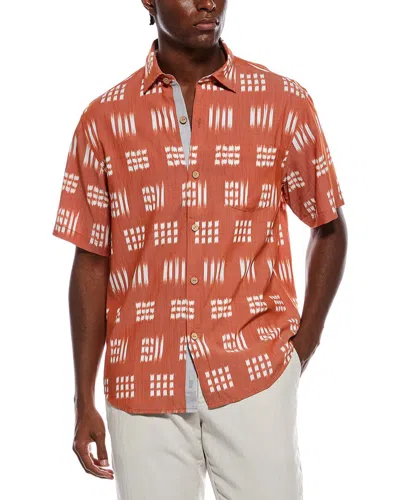 Tommy Bahama Coastal Ease Aqua Kay Shirt In Orange