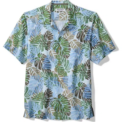Tommy Bahama Coastal Ease Jade Jungle Islandzone® Camp Shirt In White