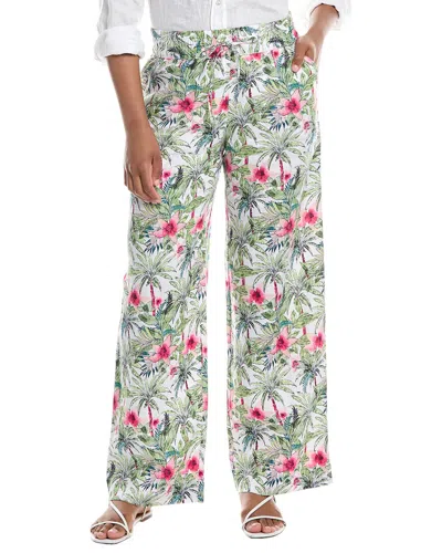 Tommy Bahama Coastal Palms High-rise Linen Easy Pant In White