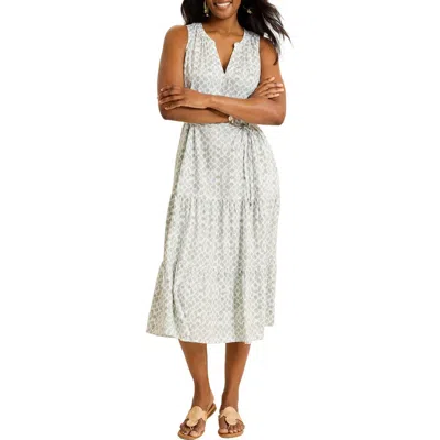 Tommy Bahama Coastal Sands Linen Blend Sundress In Gray