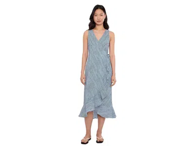 Tommy Bahama Coastal Shores Wrap Midi Dress In Gray