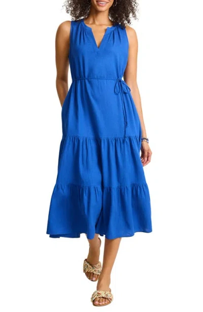 TOMMY BAHAMA TOMMY BAHAMA COASTAL TIDE SLEEVELESS DRESS