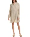Tommy Bahama Coastalina Flounce Shirtdress In Brown