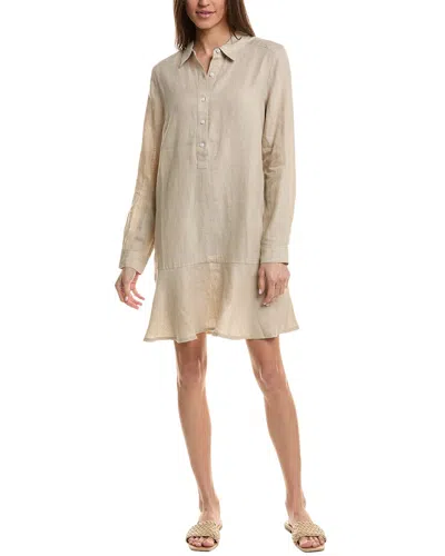Tommy Bahama Coastalina Flounce Shirtdress In Brown