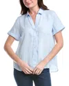 Tommy Bahama Coastalina Linen Camp Shirt In Blue