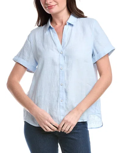 Tommy Bahama Coastalina Linen Camp Shirt In Blue