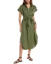 TOMMY BAHAMA TOMMY BAHAMA COASTALINA LINEN MAXI SHIRTDRESS