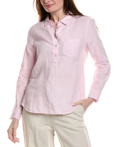 Tommy Bahama Coastalina Linen Popover Shirt In Pink