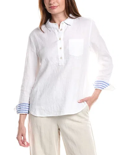 Tommy Bahama Coastalina Popover Linen Shirt In Animal Print