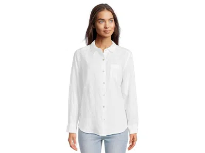Tommy Bahama Coastalina Relaxed Long Sleeve Shirt In White