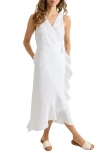 Tommy Bahama Coastalina Sleeveless Linen Wrap Dress