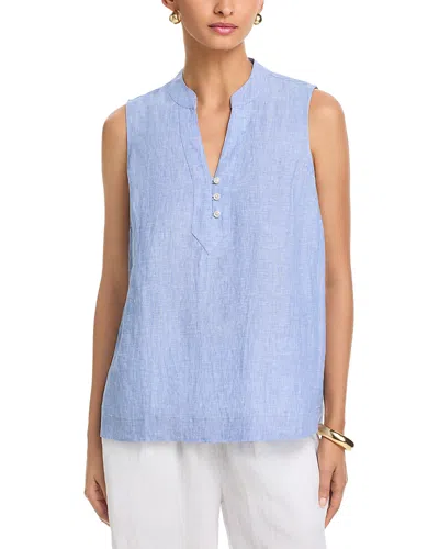 Tommy Bahama Coastalina Sleeveless Popover Shirt In Blue