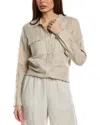 Tommy Bahama Coastalina Utility Linen Shirt In Brown